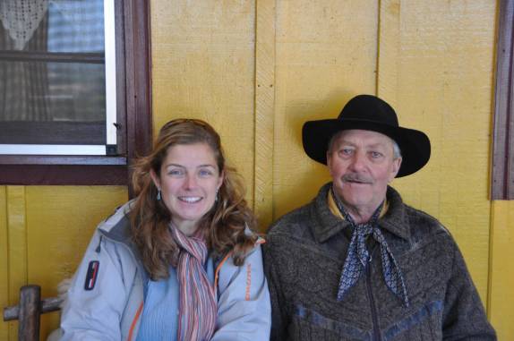 Com o Seu Domingos, gaúcho da gema, em São José dos Ausentes - RS